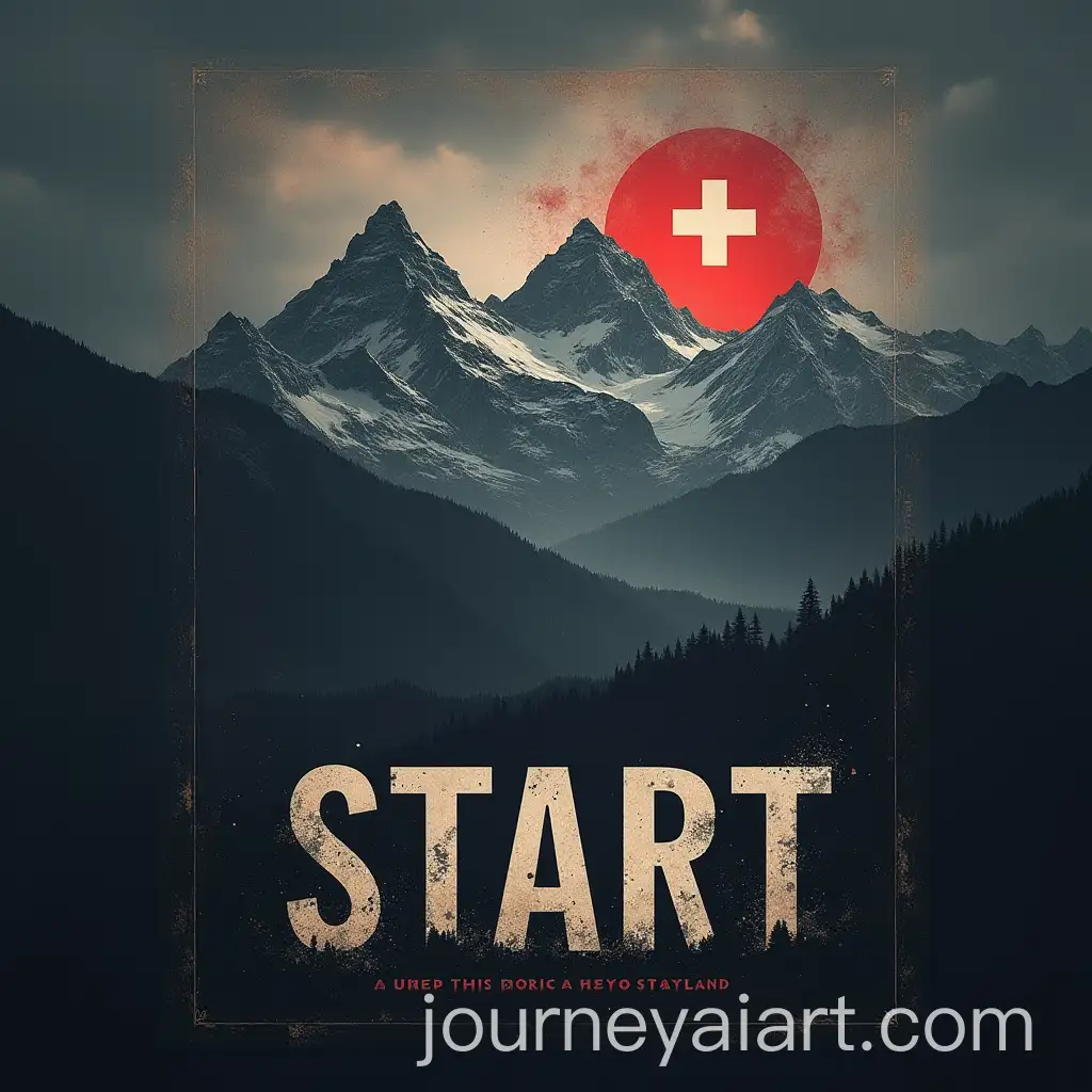 Evil-Dark-Swiss-Mountains-with-START-Inscription-and-Flag