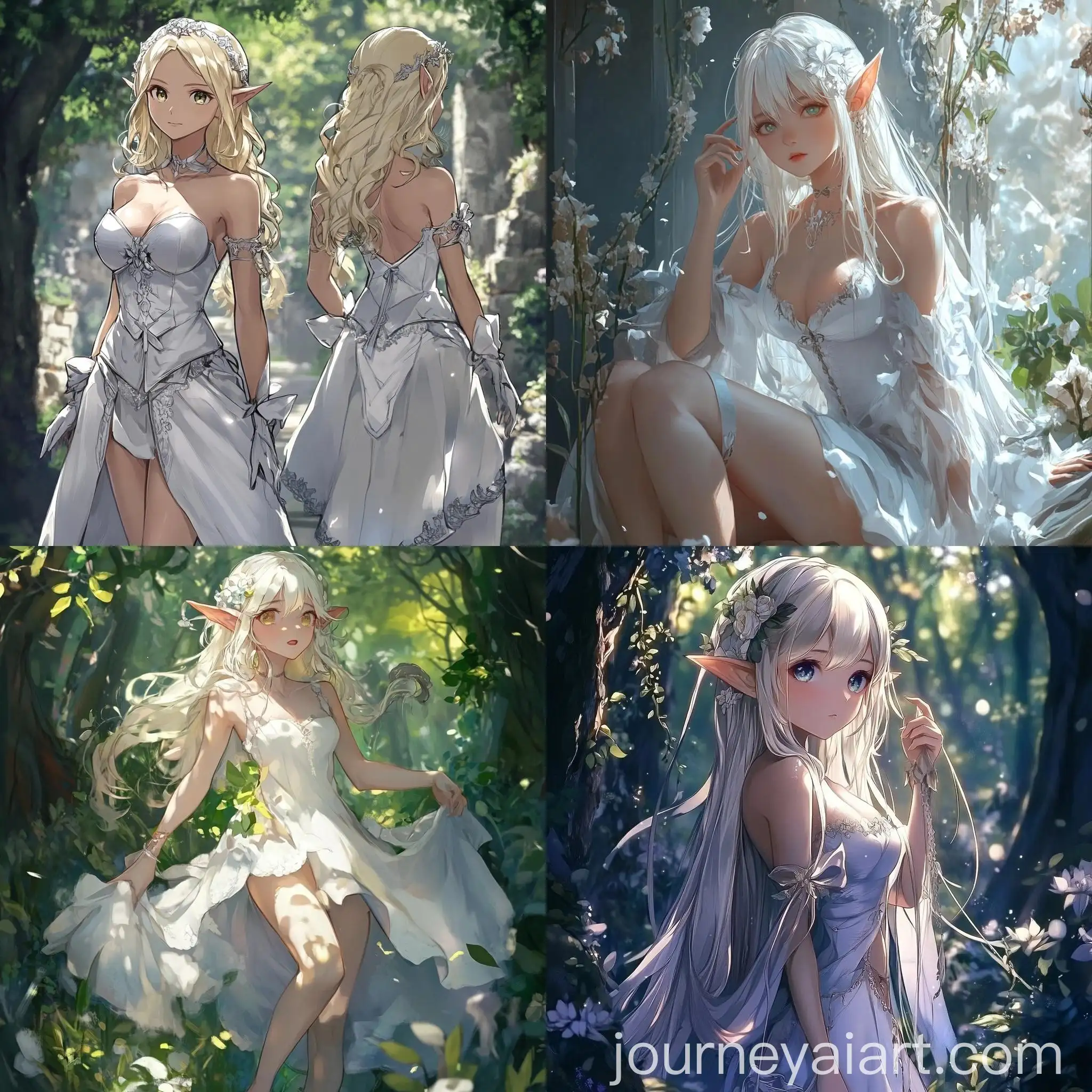 An-Enchanting-Anime-Elf-Girl-in-a-White-Dress