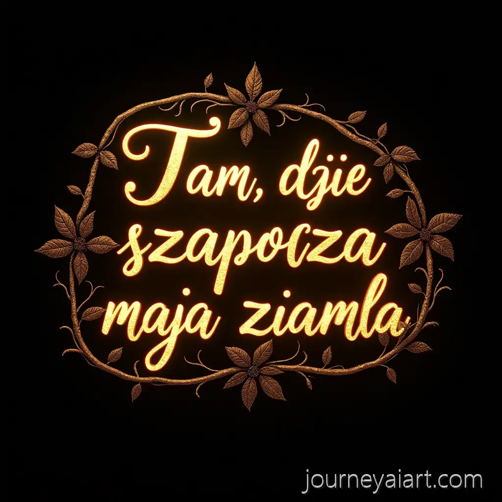 Golden-Handwritten-Cursive-Script-with-Botanical-Swirls-and-Metallic-Shine