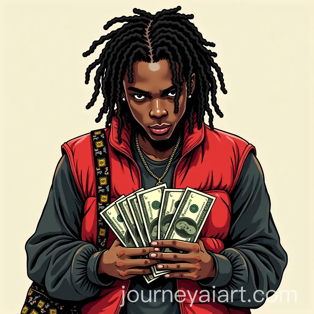 Young-Man-in-Urban-Style-Holding-Dollar-Bills