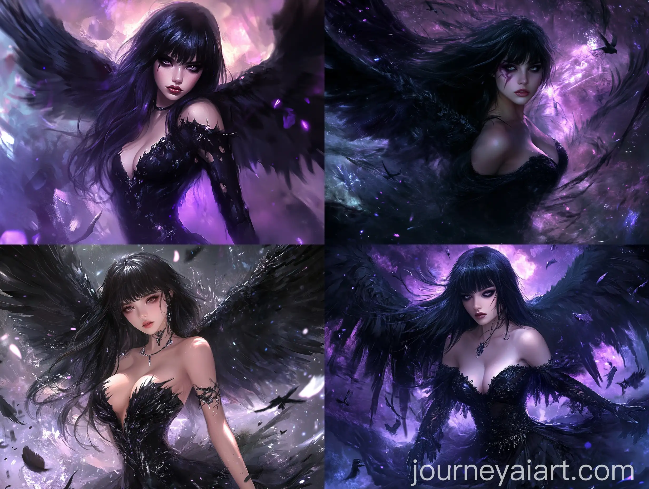 Gothic-Vampire-Girl-with-Black-Wings-in-Ethereal-Light