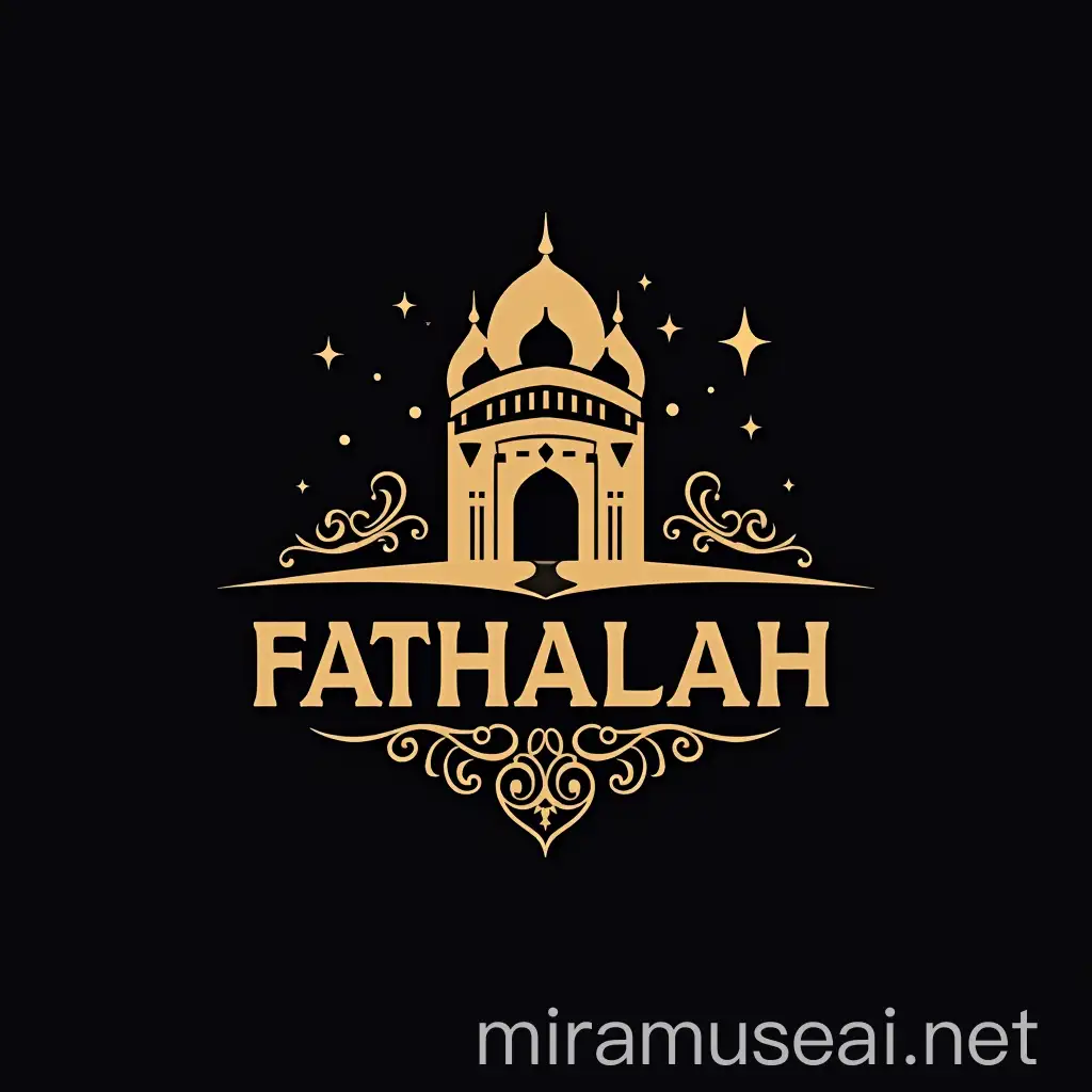 Elegant Logo Design for Dar Fathallah House of Parties