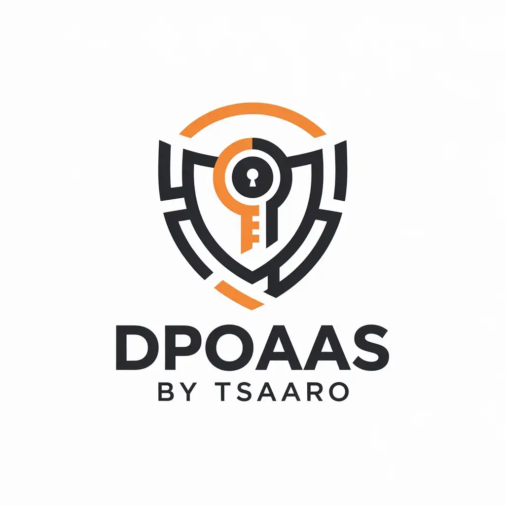 LOGO Design for DPOaaS by Tsaaro Vector Privacy Protection Symbol for Legal Industry