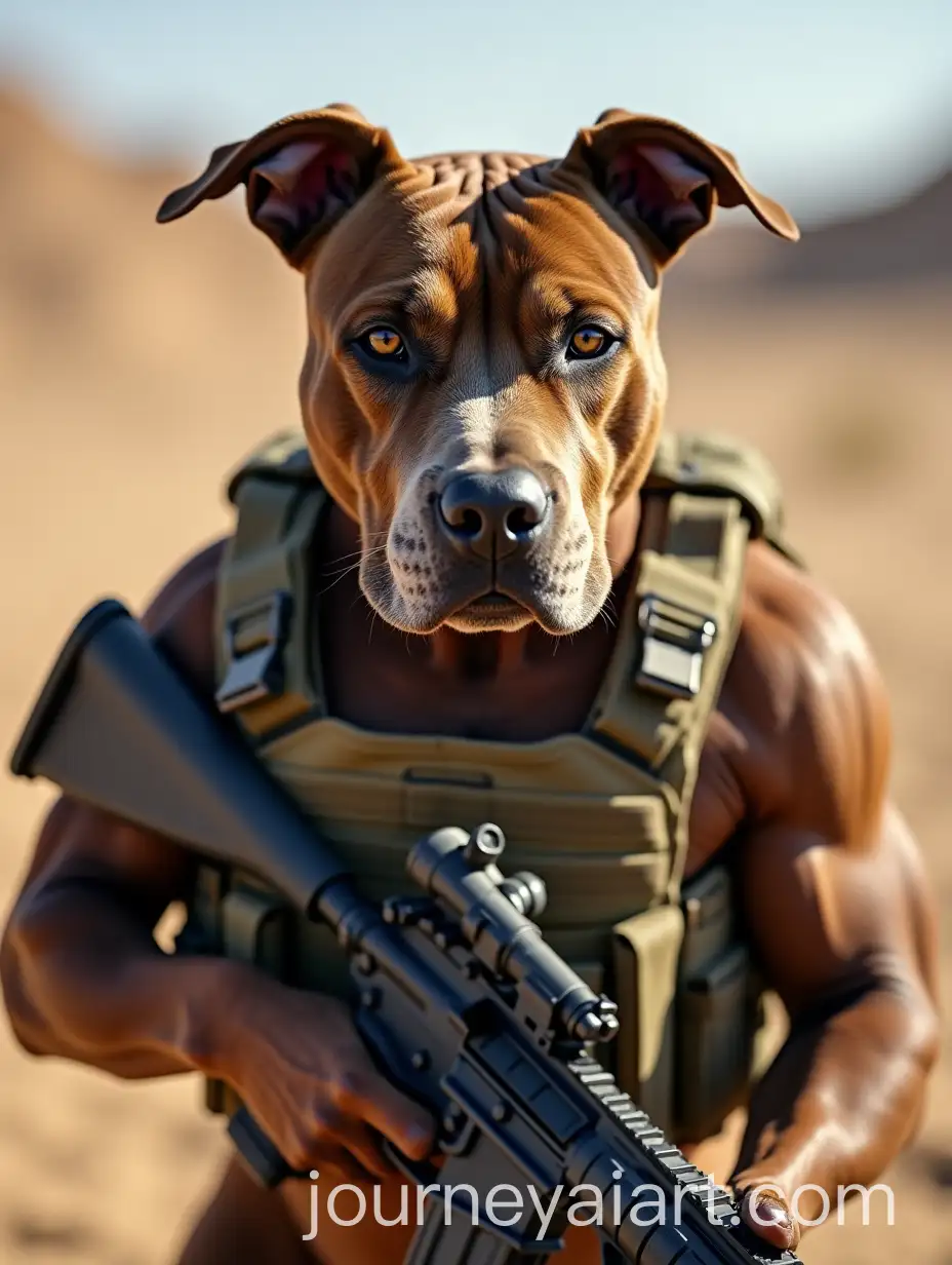Muscular-Pitbull-in-Tactical-Gear-on-Desert-Battlefield