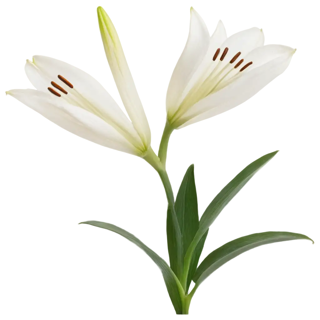 Exquisite-White-Lily-PNG-Image-Captivating-Beauty-in-HighResolution