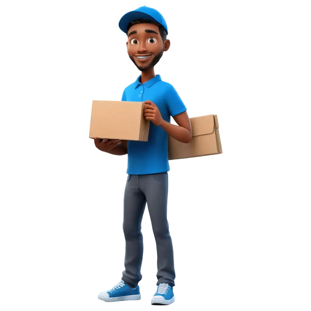 Cartoon-Deliver-Parcel-Service-PNG-Enhancing-Your-Visual-Content