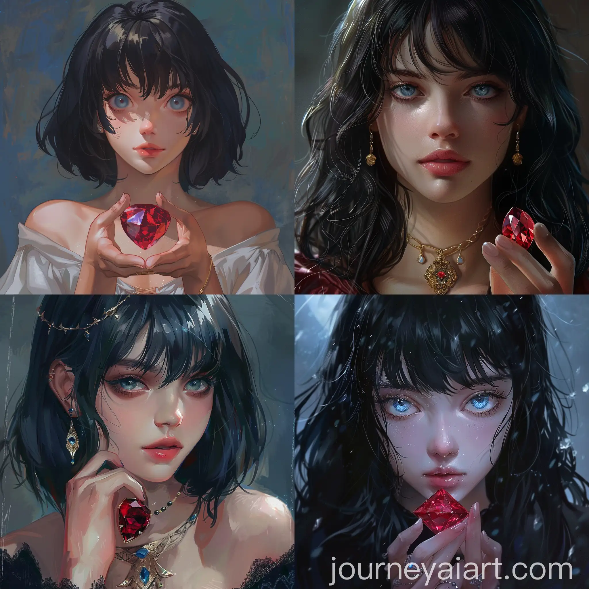 Anime-Girl-in-Frodo-Costume-Holding-Red-Diamond