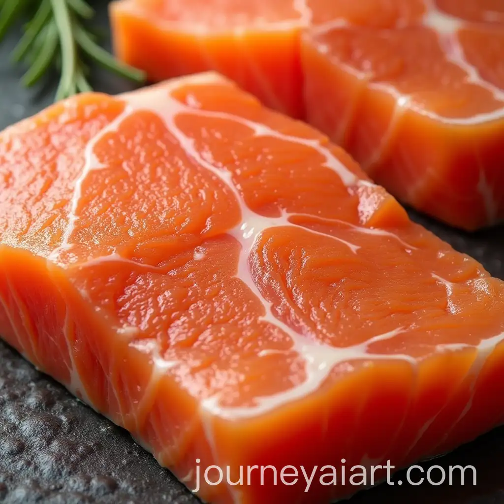 Three-Fresh-Raw-Trout-Steaks-with-Vibrant-OrangePink-Flesh-and-Delicate-Marbling