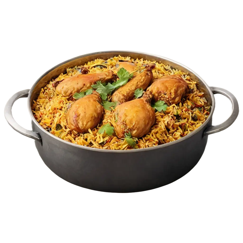 Delicious-Chicken-Biryani-PNG-Image-for-Culinary-Art-and-Food-Blogs