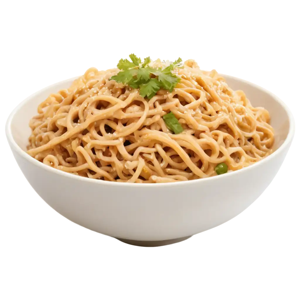 HighQuality-PNG-Image-of-Noodles-on-a-Plate-for-Creative-Use