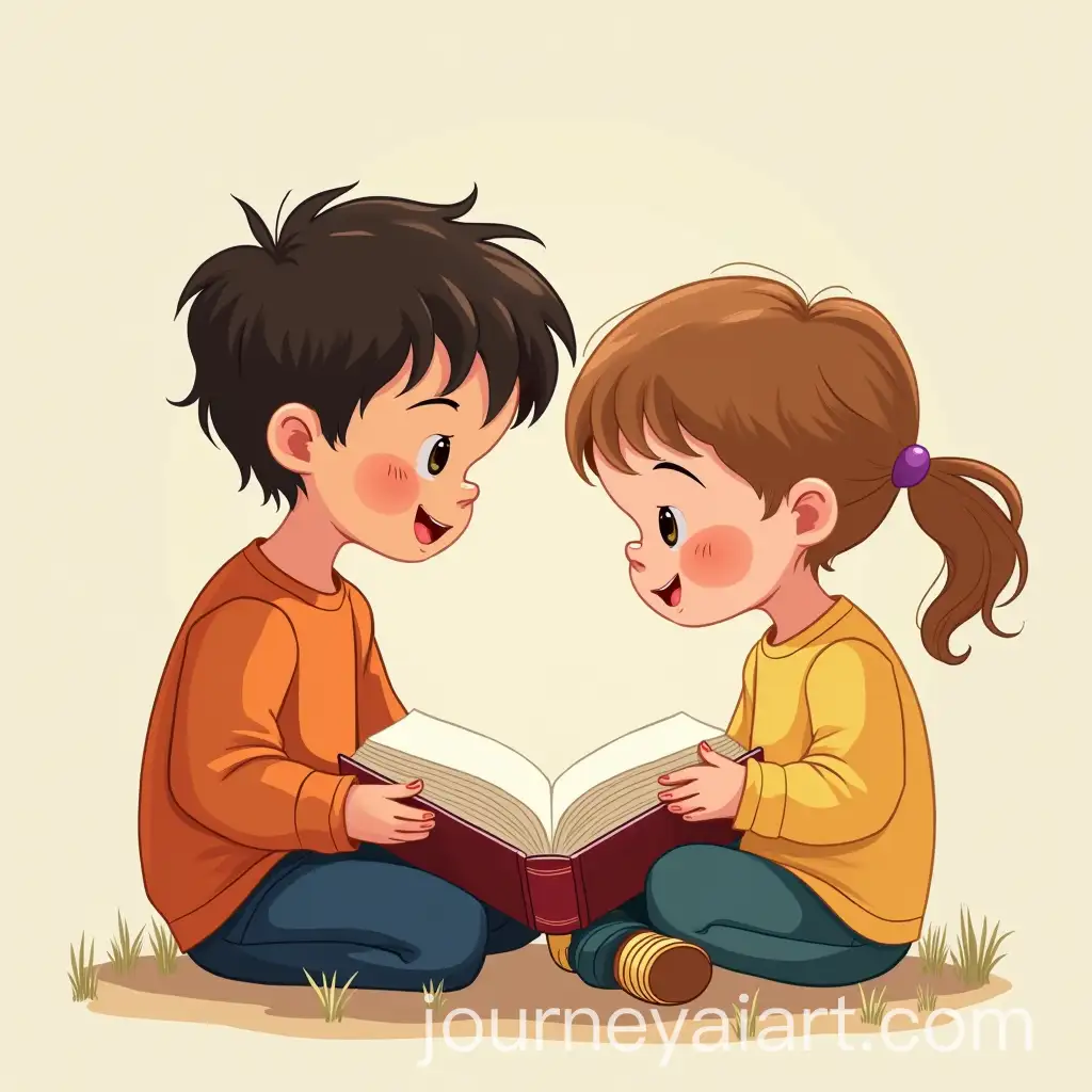Children-Reading-Together-for-Book-Cover-Design