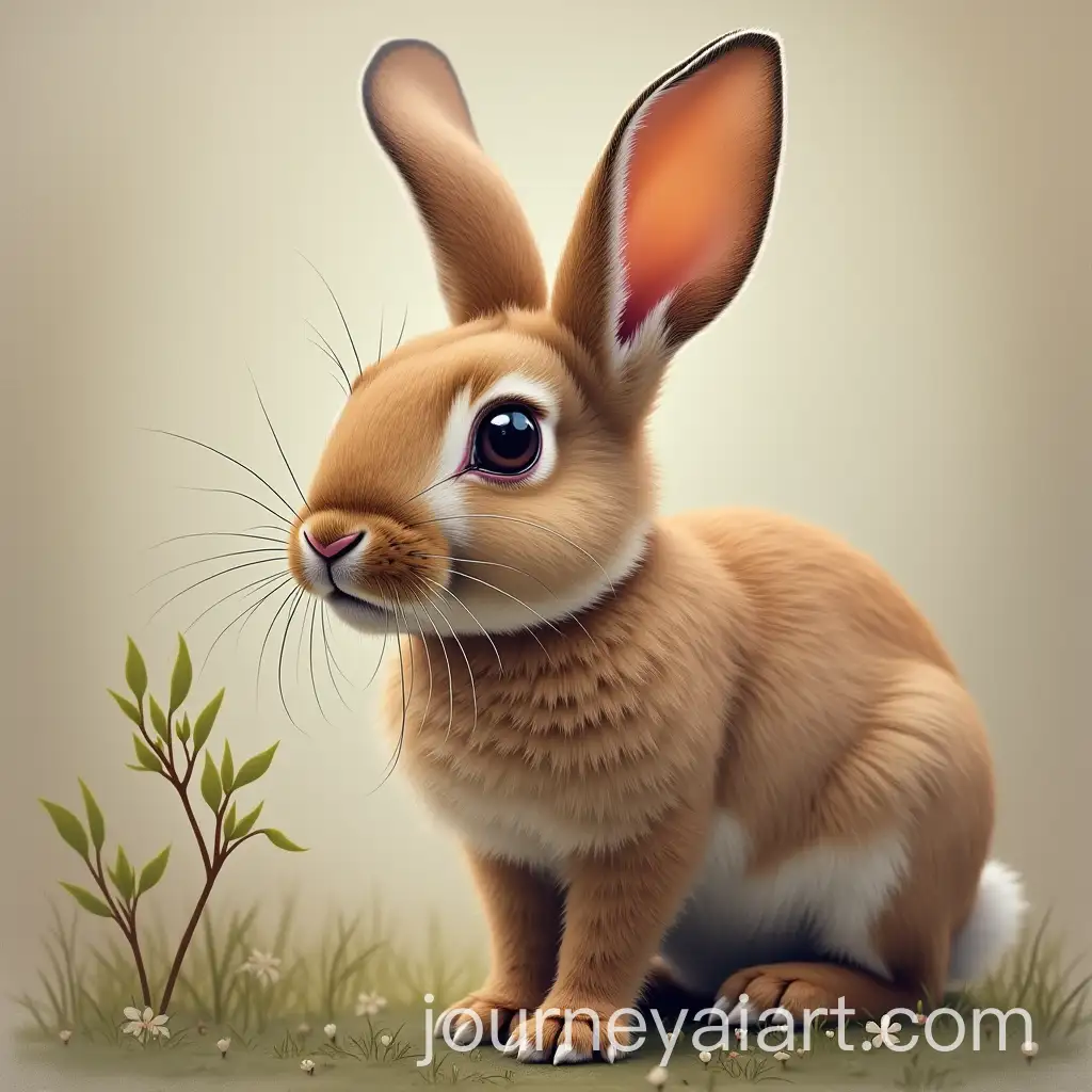 Cute-Rabbit-in-a-Natural-Setting