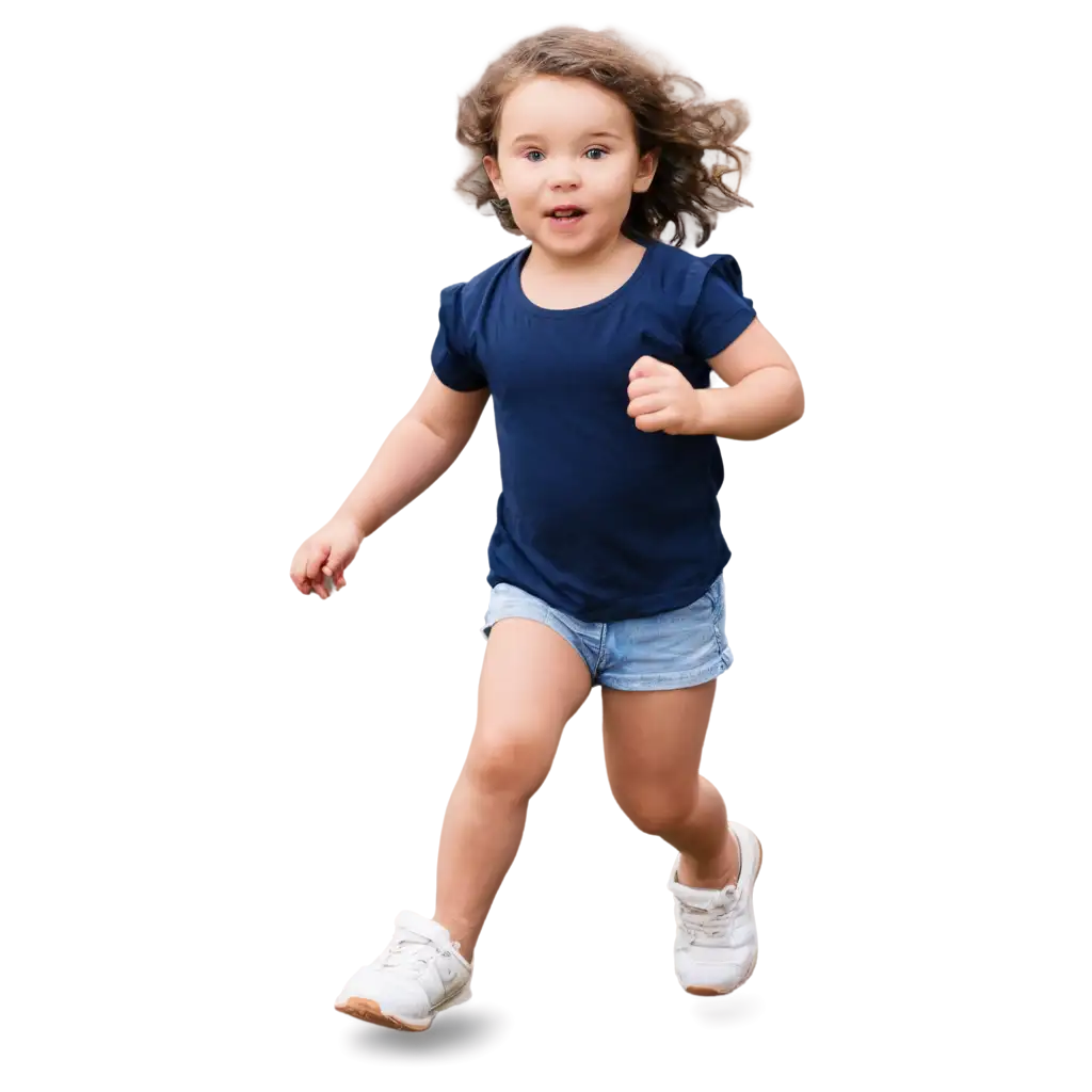 Cute-Baby-Girl-Running-HighQuality-PNG-Image-for-Versatile-Use