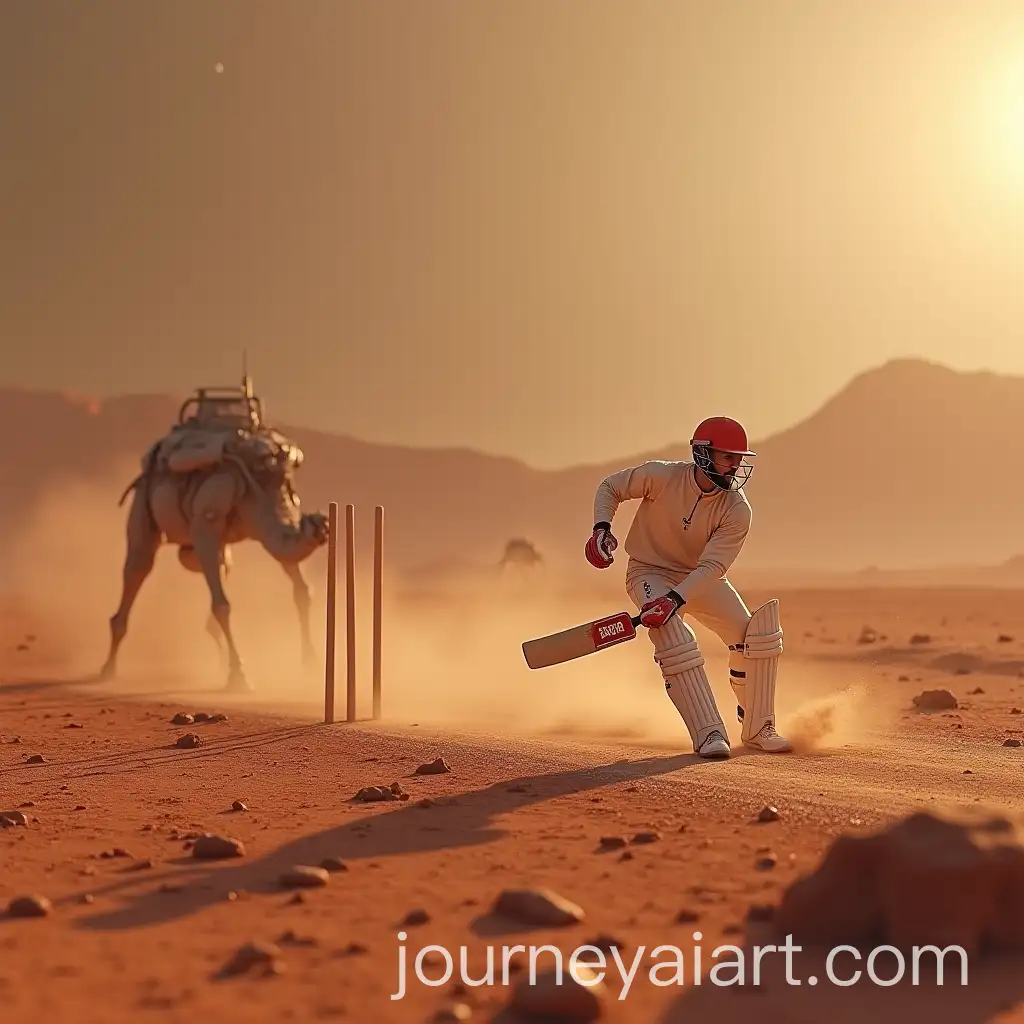 Virat-Kohli-Playing-Cricket-on-Mars-Planet