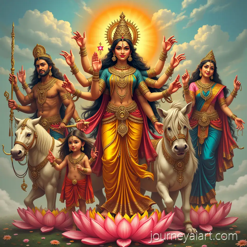 Nine-Stunning-Avatars-of-Goddess-Durga-in-Traditional-Divine-Forms