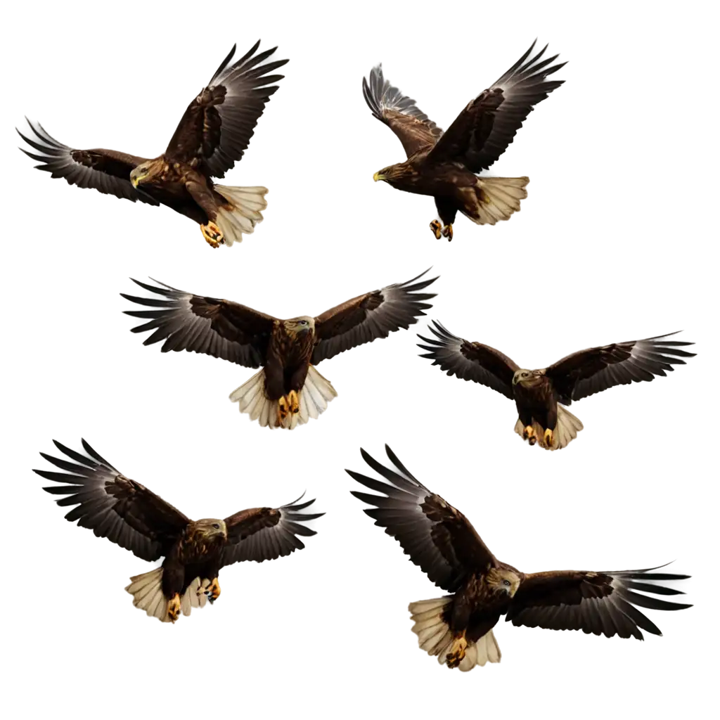 Stunning-Golden-Eagle-Flying-in-the-Sky-HighQuality-PNG-Image-for-Versatile-Use