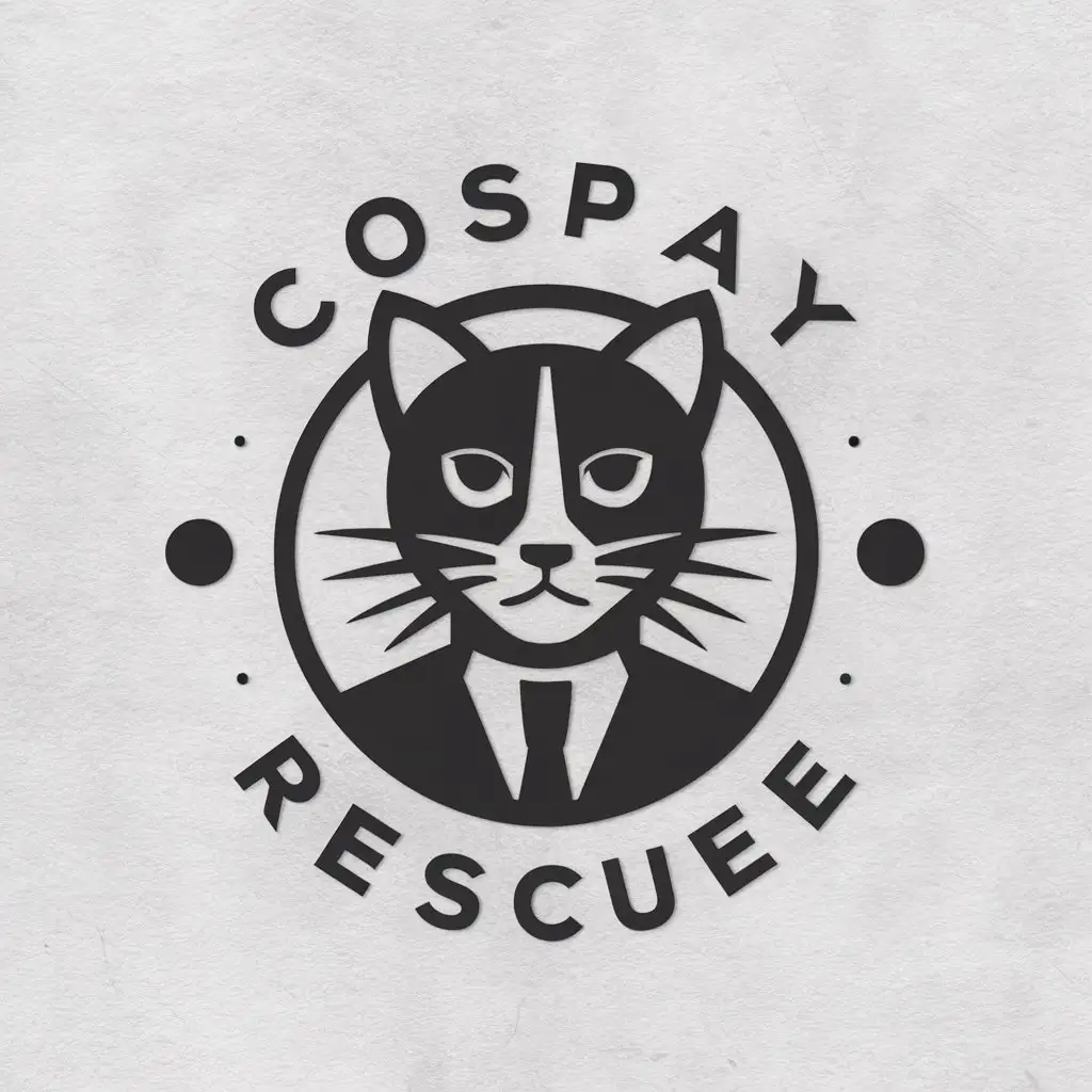 LOGO-Design-For-Cosplay-Rescue-Playful-Cat-Cosplay-Theme