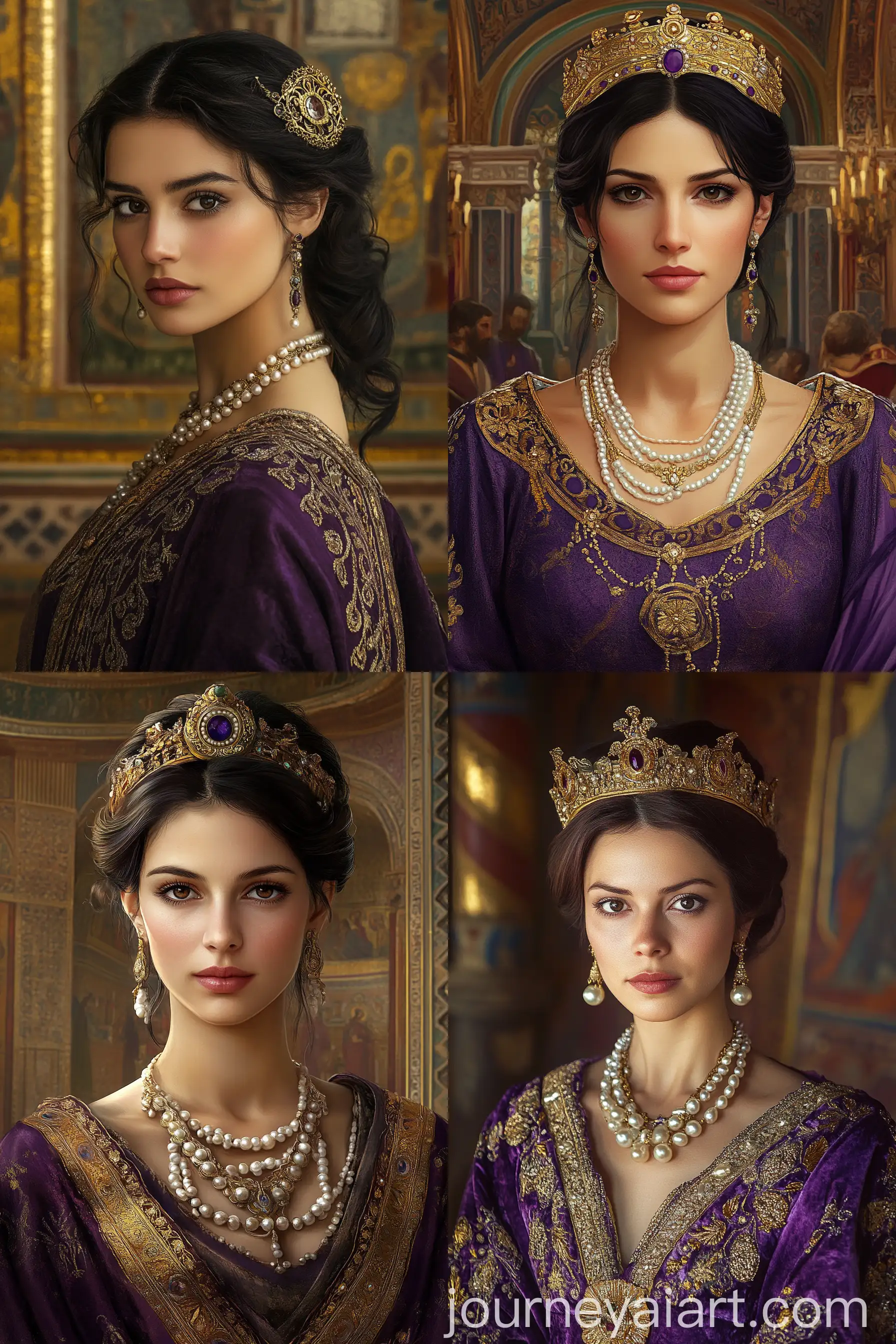 Portrait-of-Byzantine-Empress-Theodora-in-Imperial-Palace