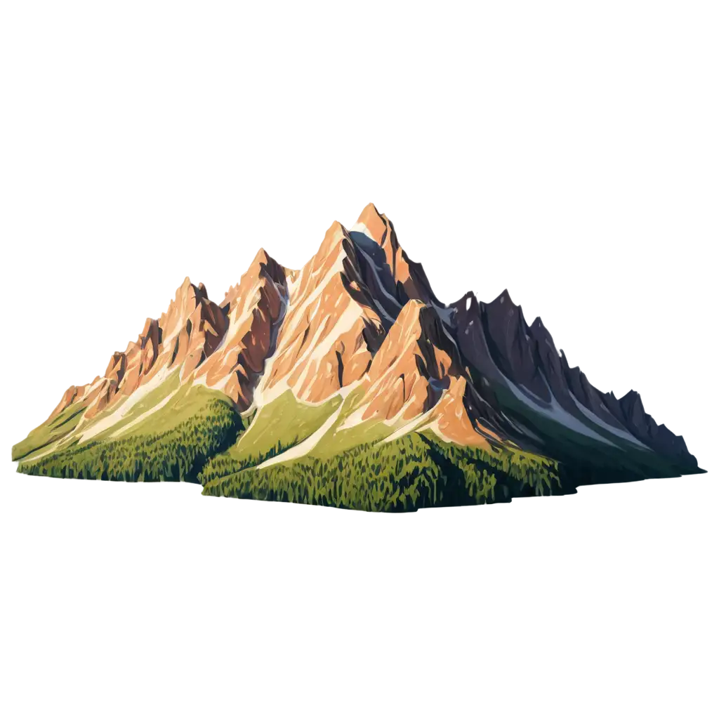 Stunning-PNG-Image-of-Digital-Mountains-from-the-Front-View