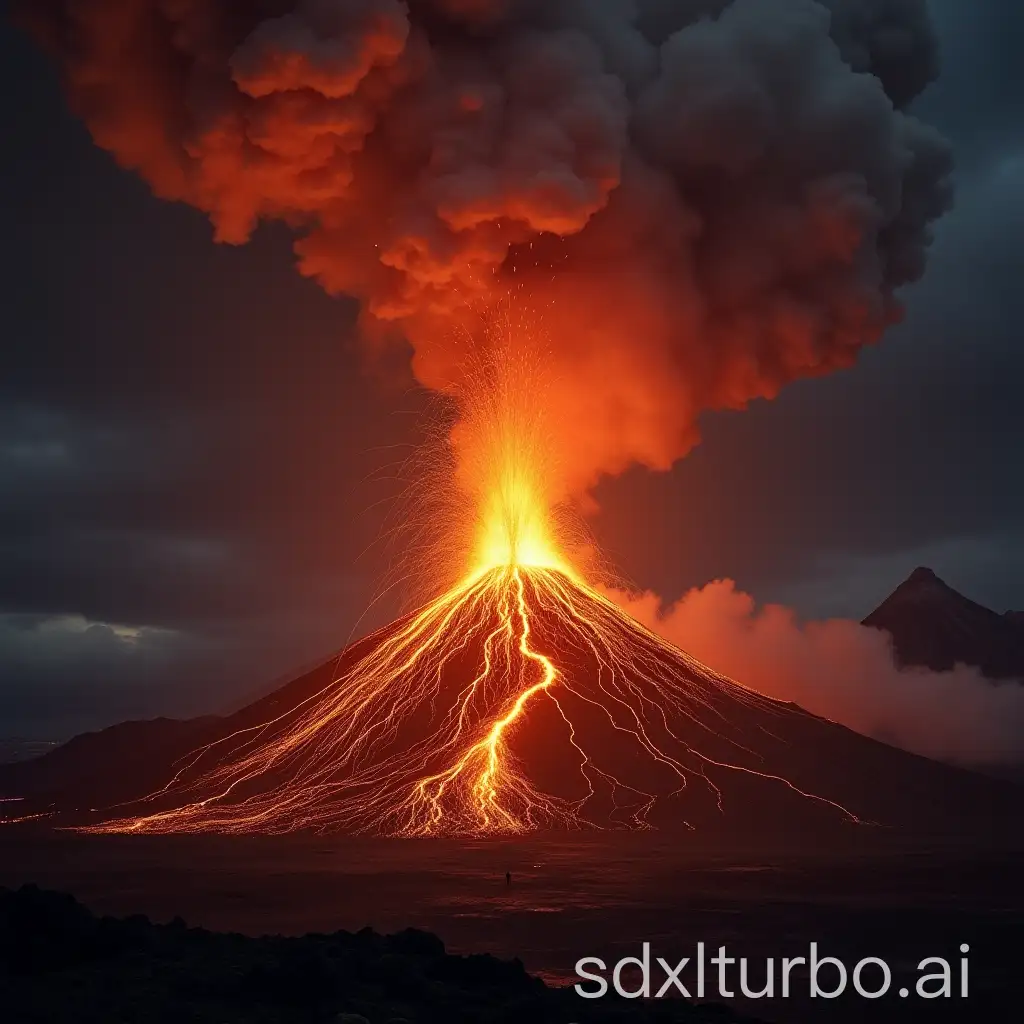 Majestic-and-Destructive-Volcanic-Eruption