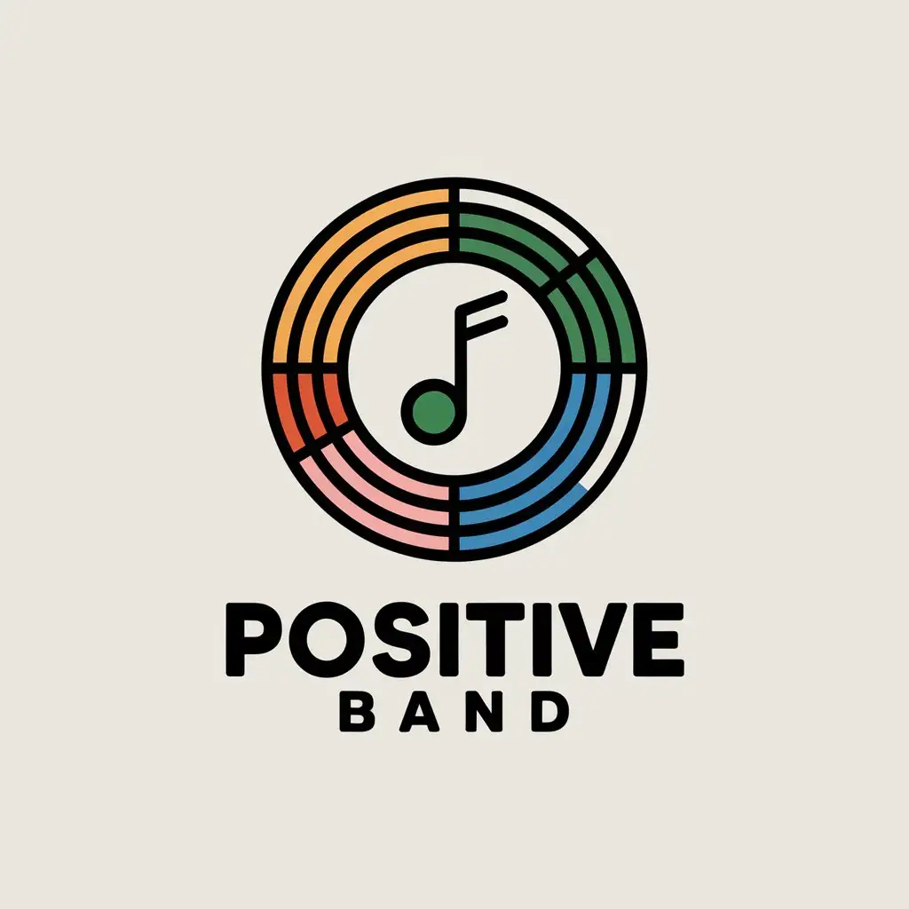 LOGO-Design-For-Positive-Band-Minimalistic-Vector-Design-with-Artistic-Music-Theme