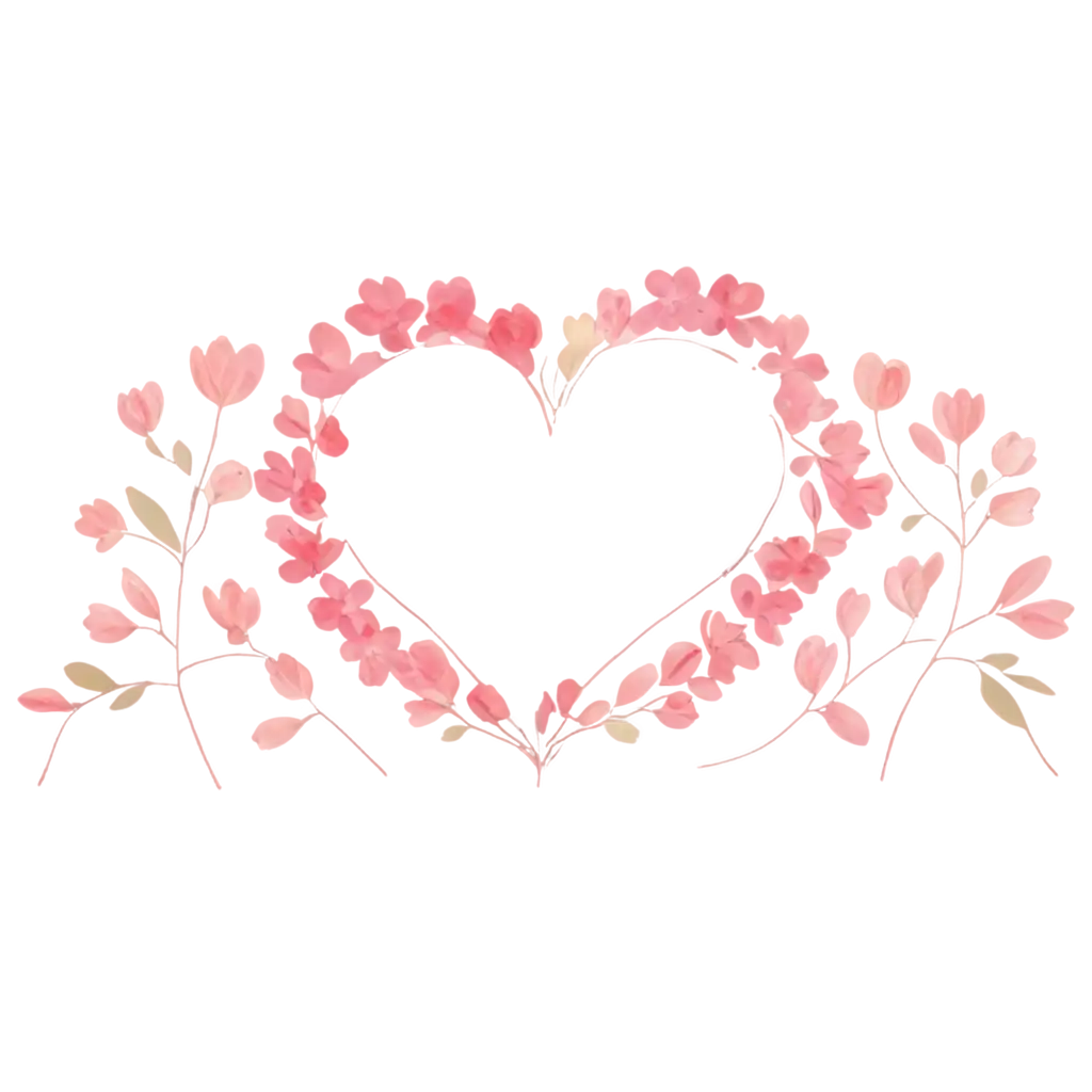 Beautiful-Pink-Flower-and-Heart-PNG-for-Stunning-Backgrounds