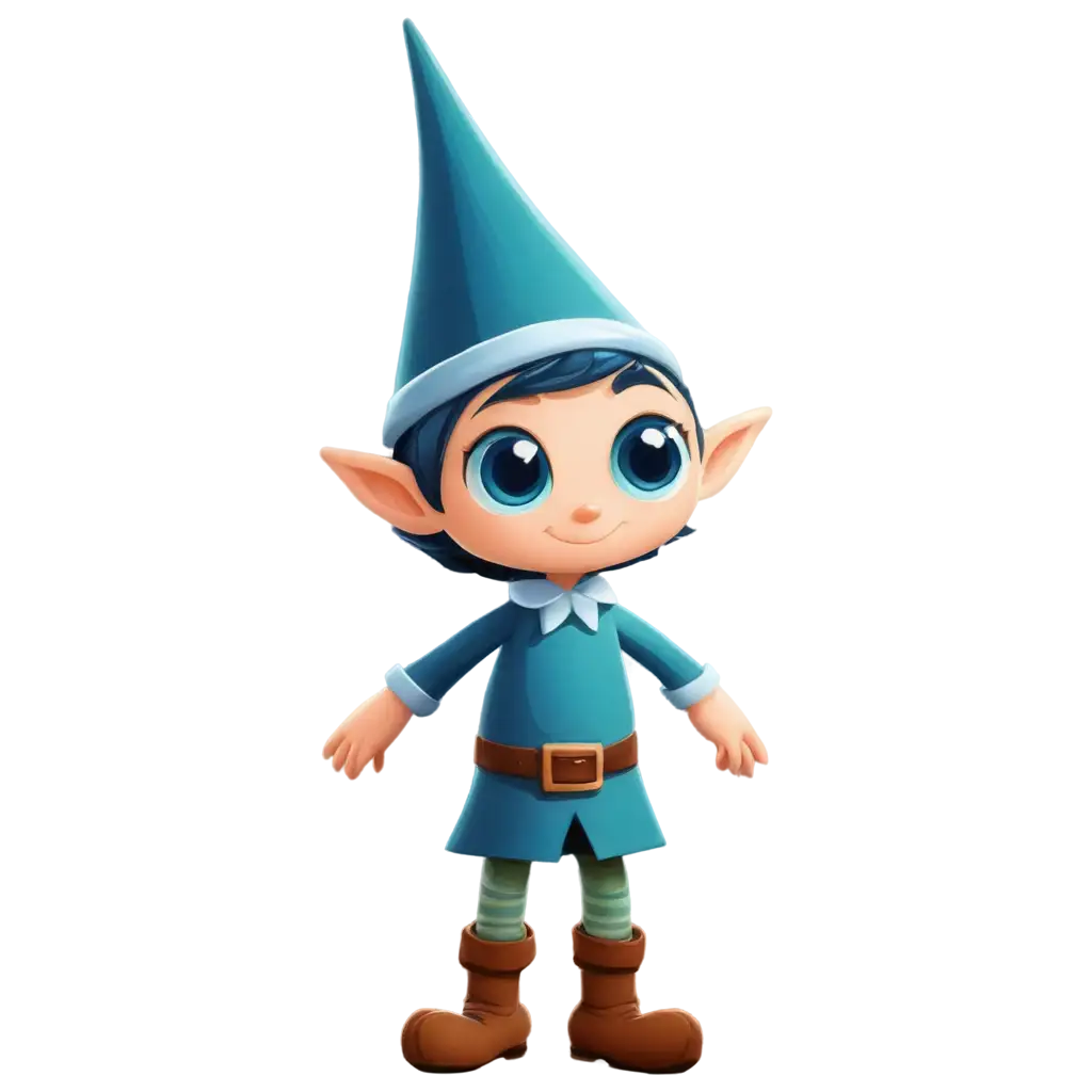 Cute-Elf-Character-PNG-in-Mystical-Blue-Cartoon-Style-for-GamePNG-Image-Usage-Scenarios-Design