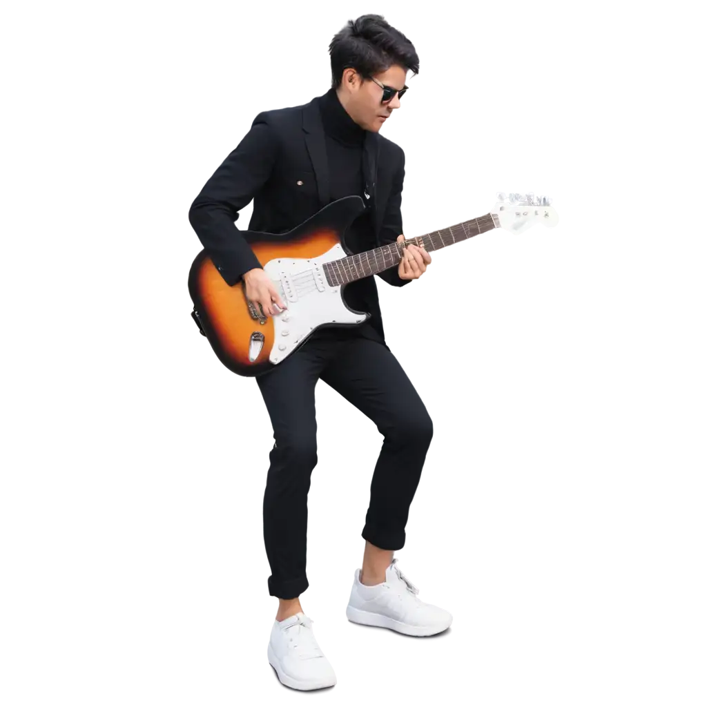 Unique-AI-Art-Prompt-Person-Playing-Guitar-Without-Head-PNG-Image