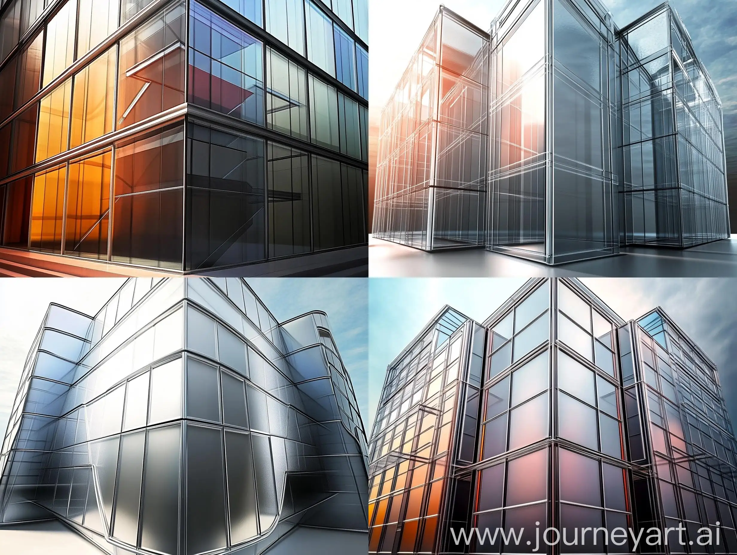 Architectural-Glass-Building-with-Beautiful-Light-Play