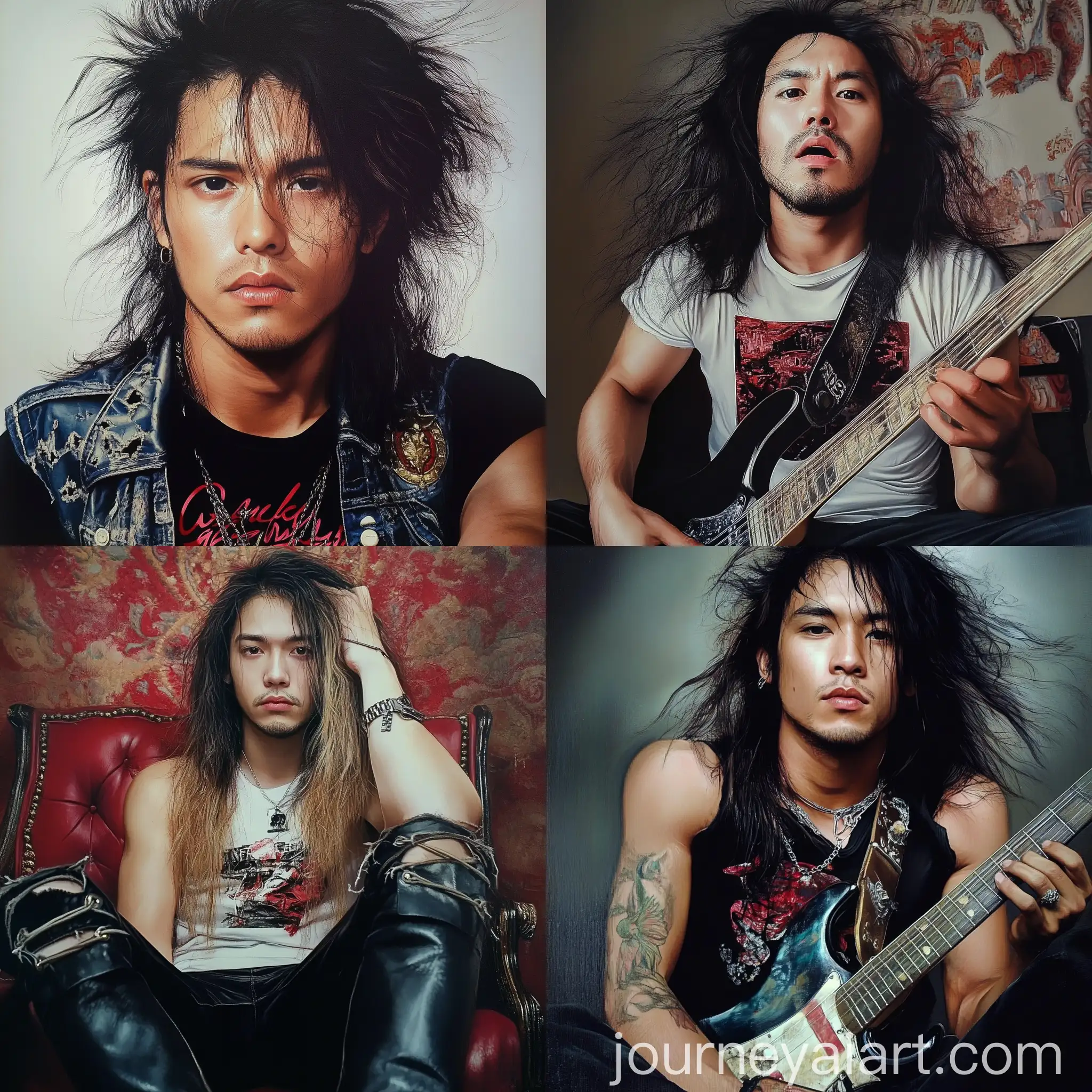 Hyper-Realistic-Rocker-Playing-Electric-Guitar
