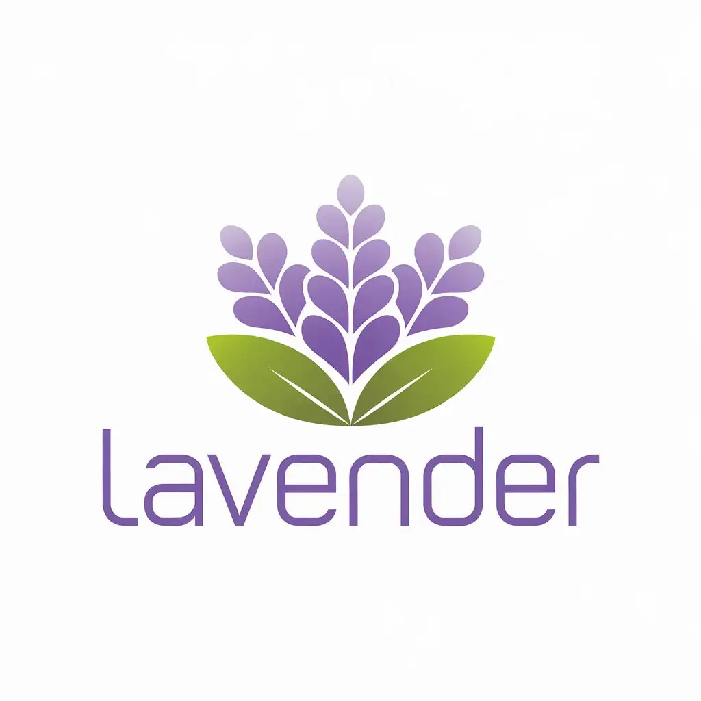 LOGO-Design-For-Lavender-Elegant-Vector-Logo-with-Lavender-Symbol-on-Clear-Background