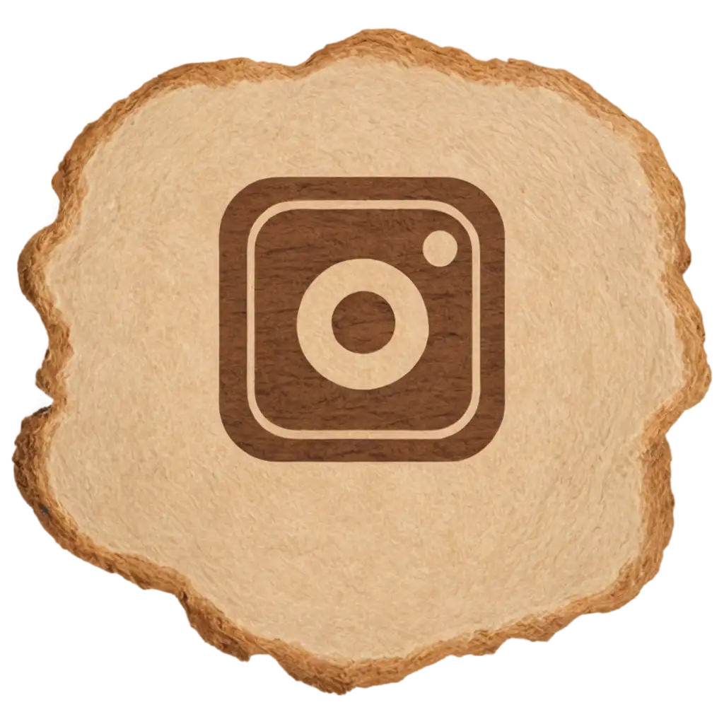 Wooden-Instagram-Icon-PNG-Crafted-for-Natural-Aesthetic-Appeal