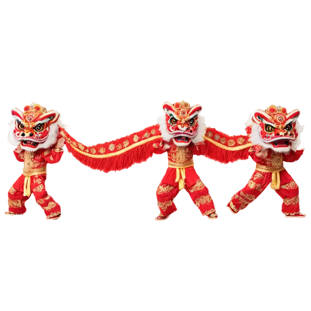 Chinese lion dance