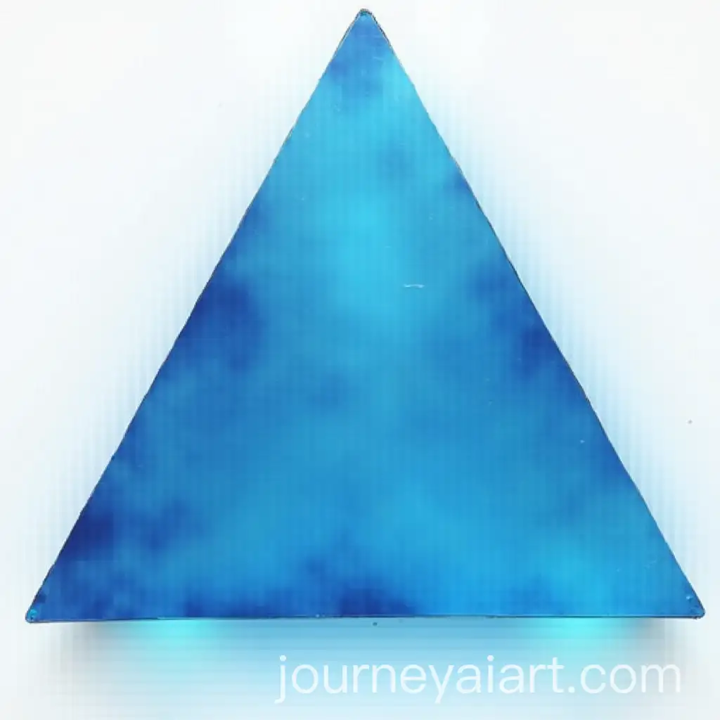 Abstract-Blue-Triangle-Artwork