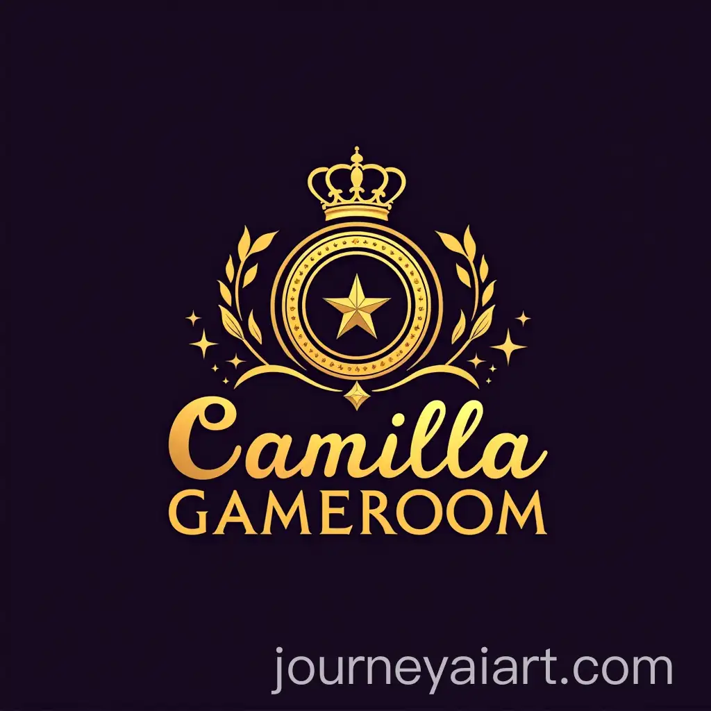 Luxury-and-Sophistication-in-Camilla-Gameroom-Casino-Logo-Design