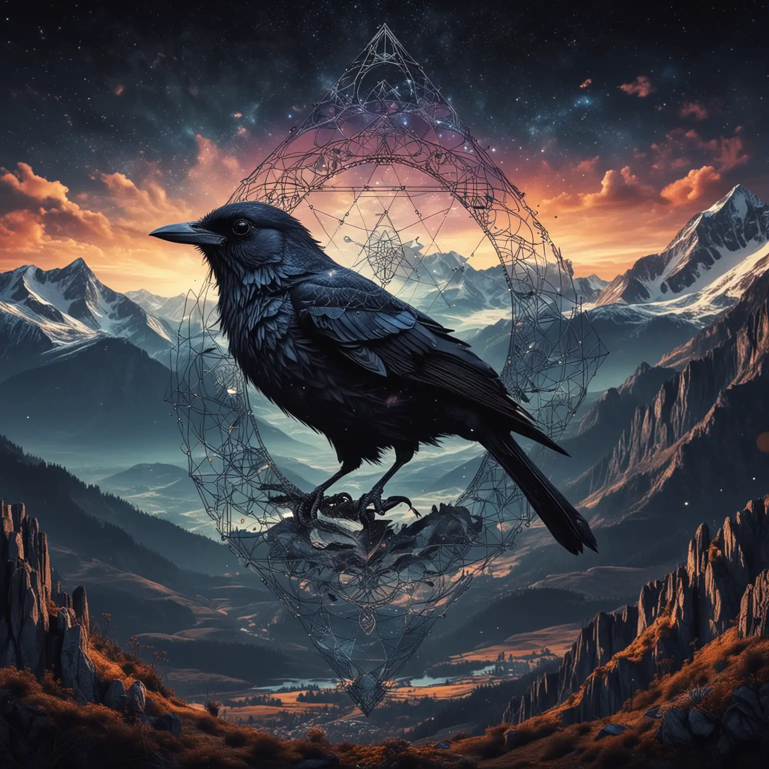 Sacred-Geometry-Bird-in-Psychedelic-Mountain-Landscape