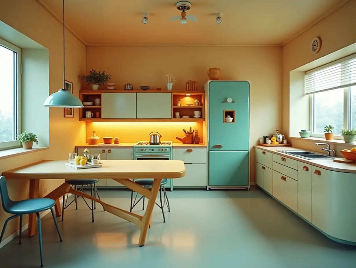 Create a Futuristic Vintage Kitchen