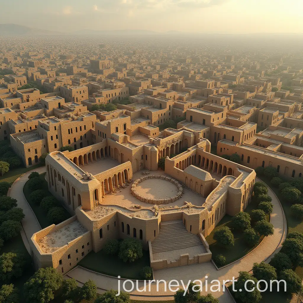 Drone-View-of-Damascus-Landmarks-in-600-AD-Highly-Realistic