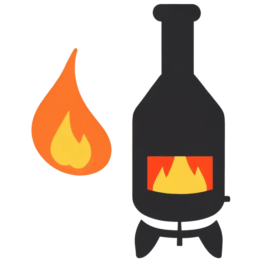 Minimalistic-IconPNG-Icon-Usage-Analysis-of-a-Burning-Furnace-PNG-for-Clean-HighQuality-Visuals