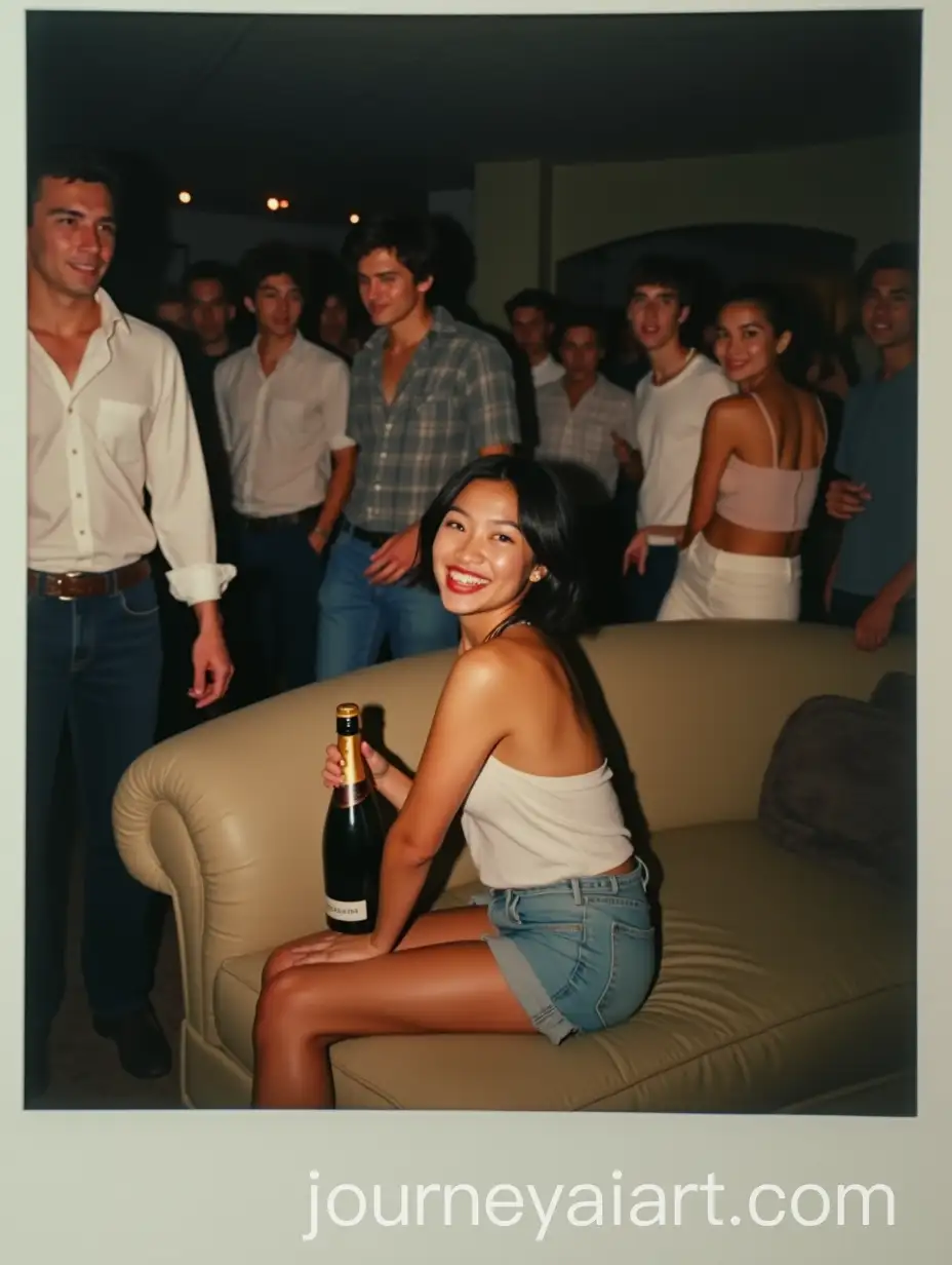 College-Party-Candid-ChineseAmerican-Student-Laughing-with-Champagne