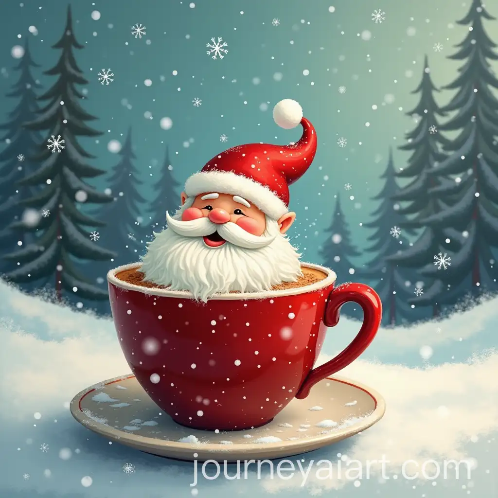 Winter-Wonderland-Latte-Art-Featuring-Santa-Claus