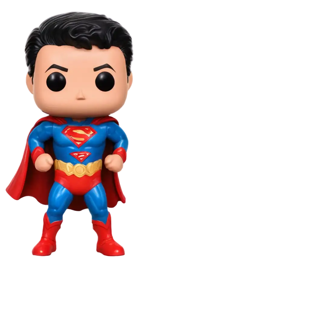 HighQuality-PNG-of-a-FunkoPop-Superman-Toy-Perfect-for-Collectors-and-Fans