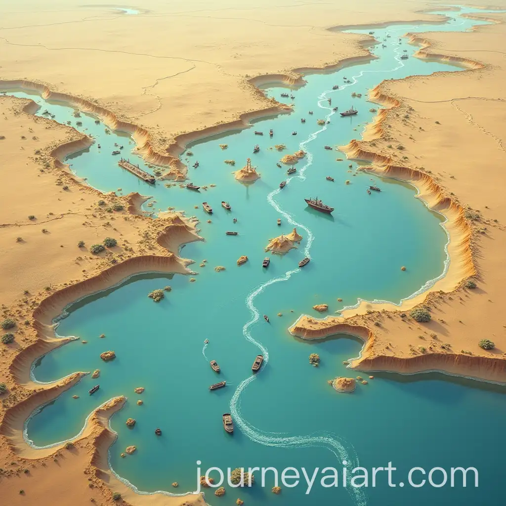 The-Nile-River-Delta-with-Seven-TributAI-Image-Prompt-Expansionaries