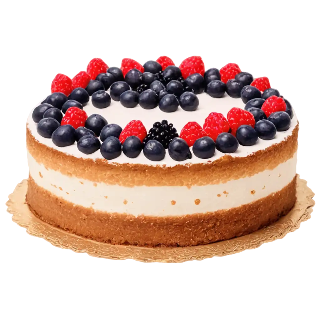 Delicious-Cake-with-Berries-Decoration-PNG-Image-for-Creative-Designs