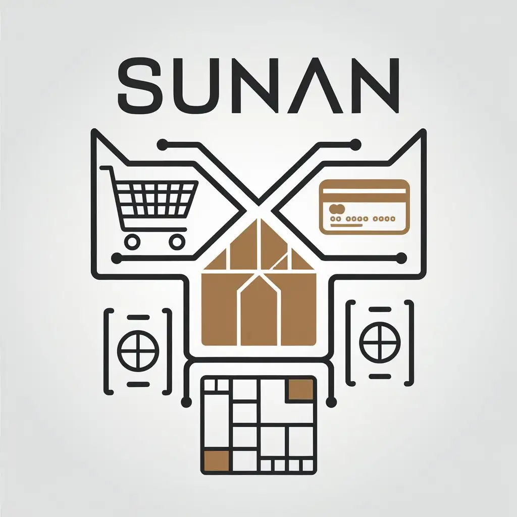 LOGO Design for Sunan ECommerce HighEnd Goods with Complex and Elegant Symbolism