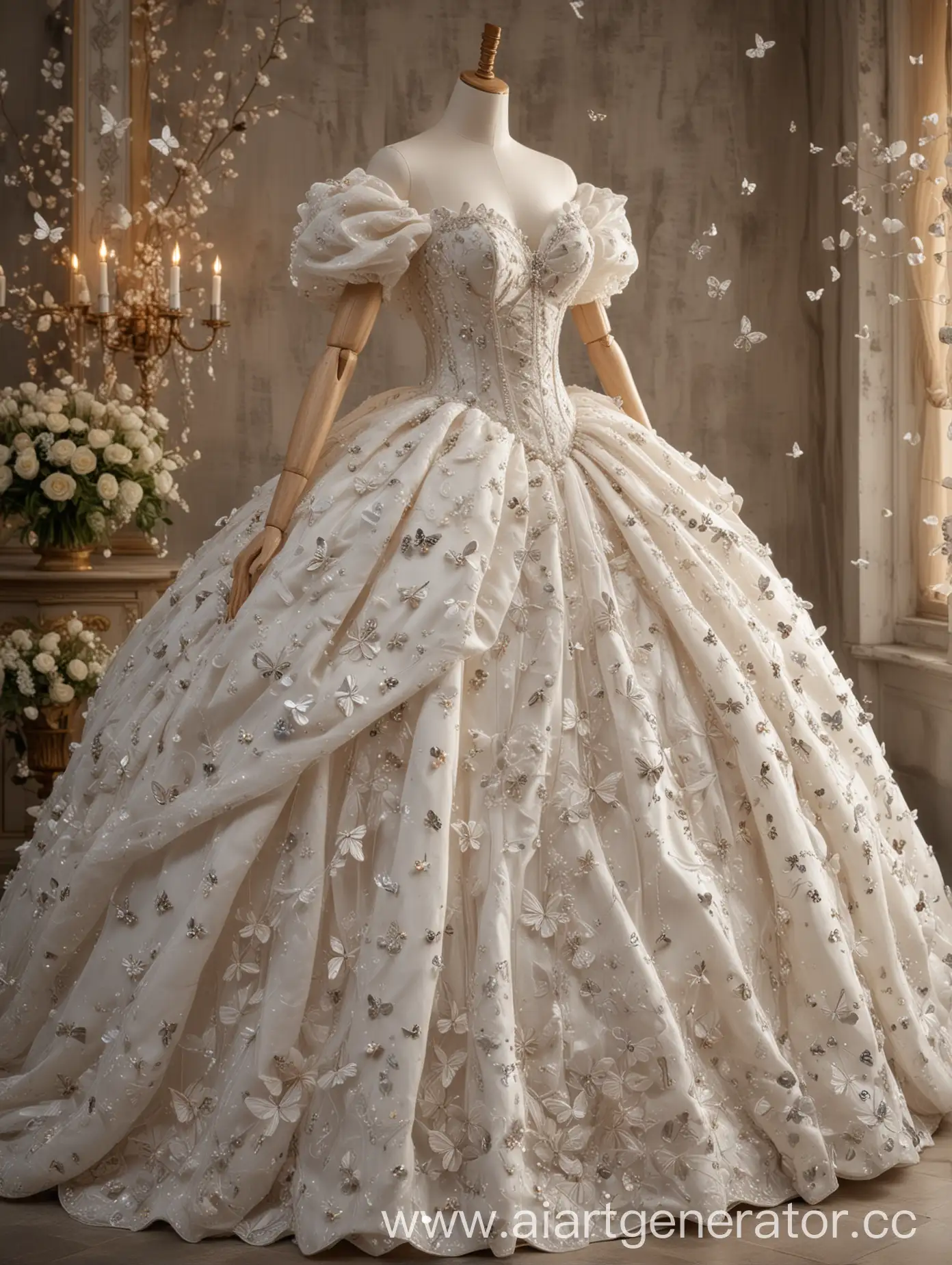 Elegant-Wedding-Dress-with-Butterfly-Accents-and-Sparkling-Diamonds