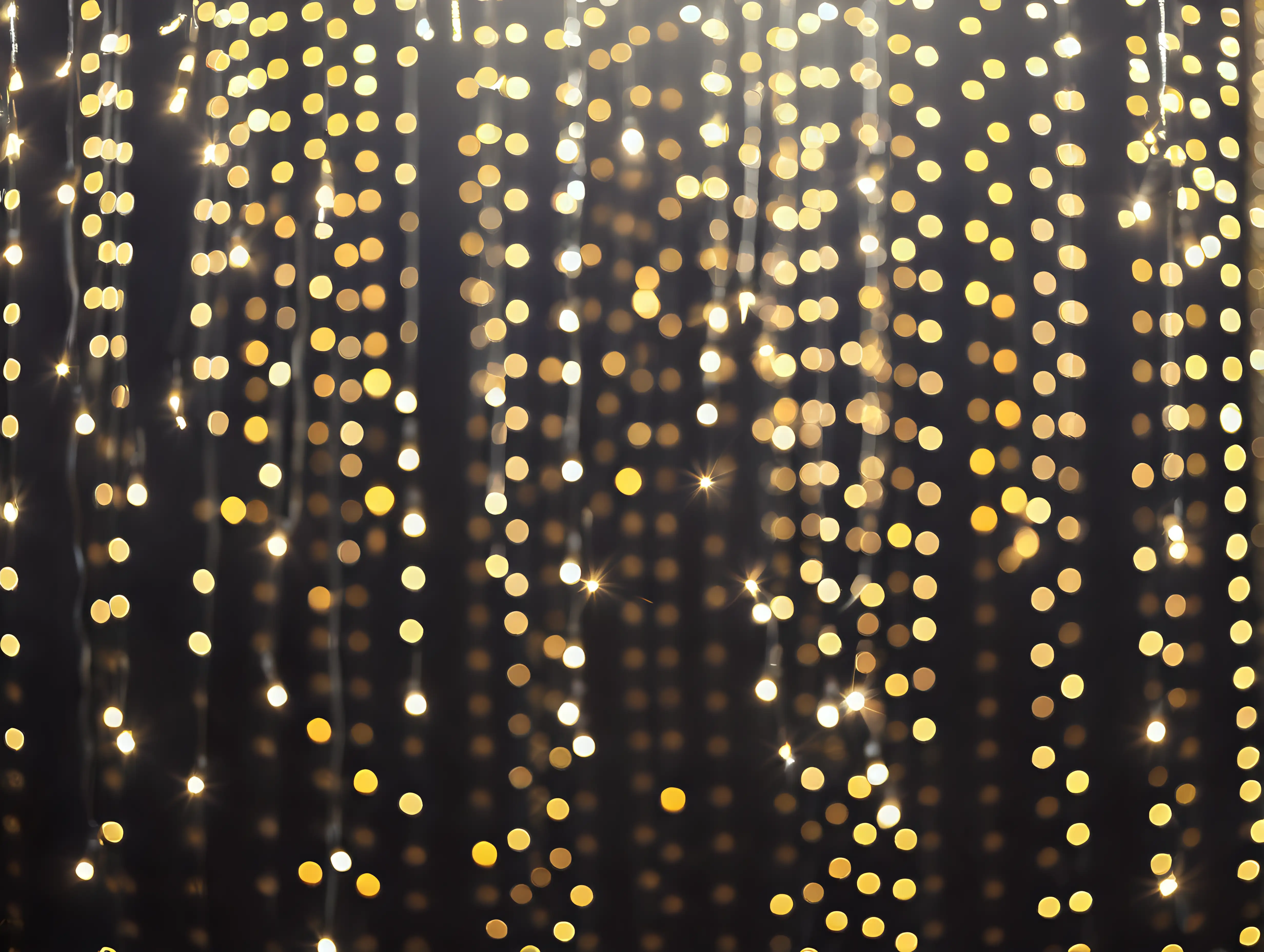 Digital Photography Background with Sparkling Bokeh Lights in Rows