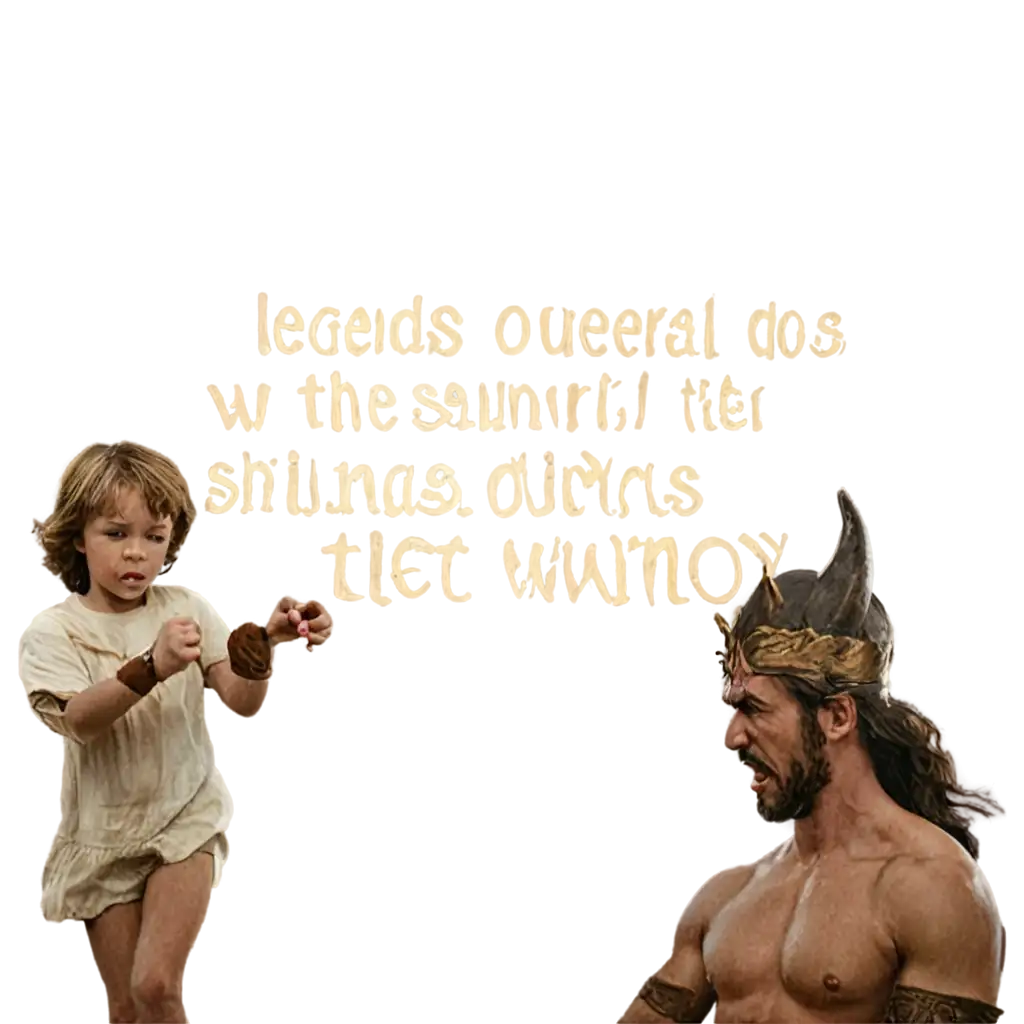 Legends do not quarrel with small children. They let them win always