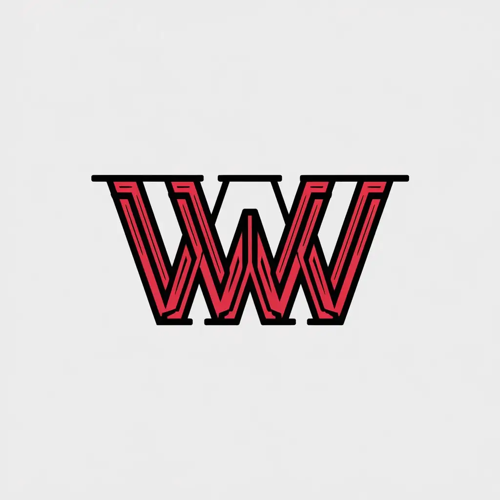 LOGO-Design-For-WW-Red-Cybersport-Logo-with-WW-Text