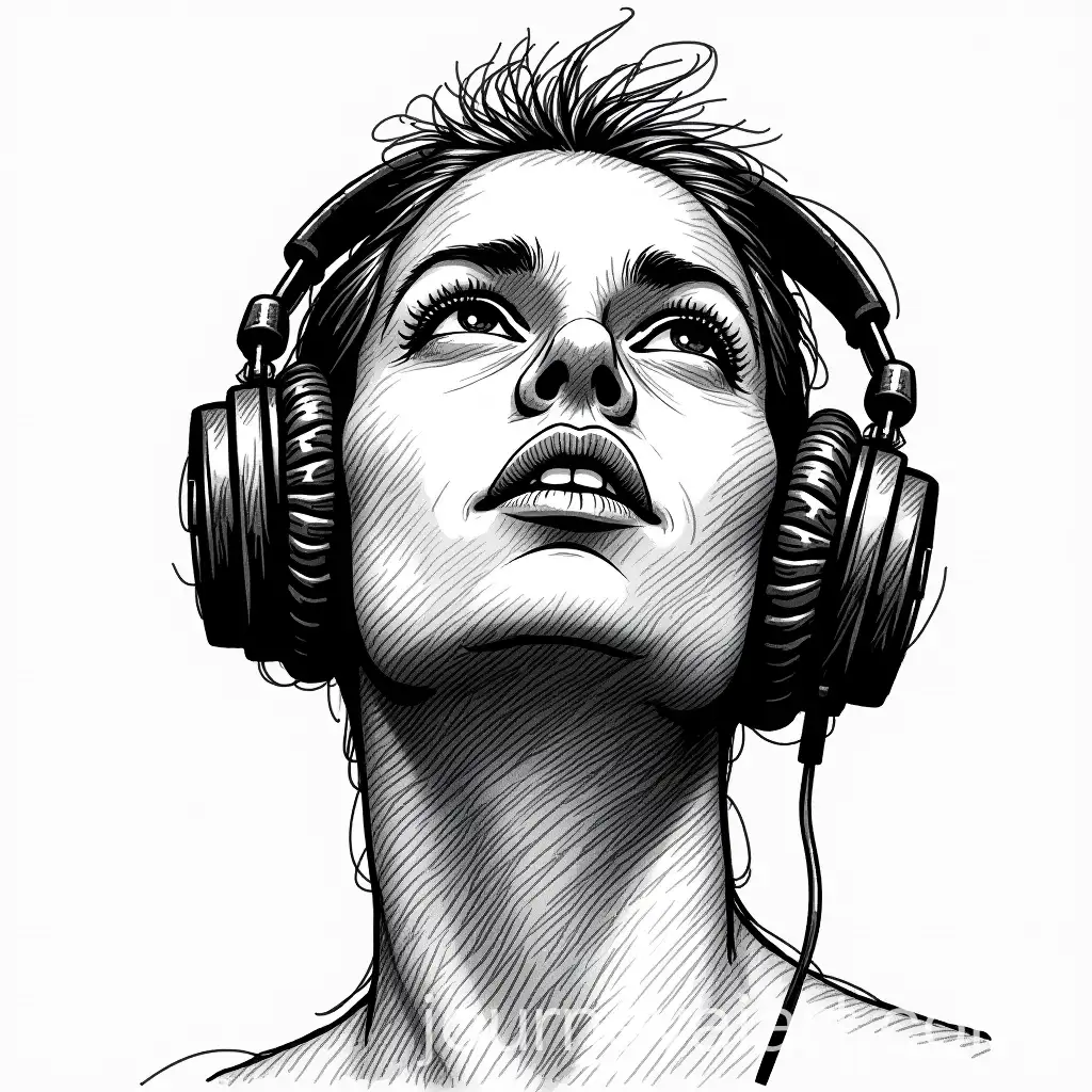 Dramatic-Ink-Sketch-Portrait-of-Person-with-OverEarAI-Art-Prompt-Expansion-Headphones